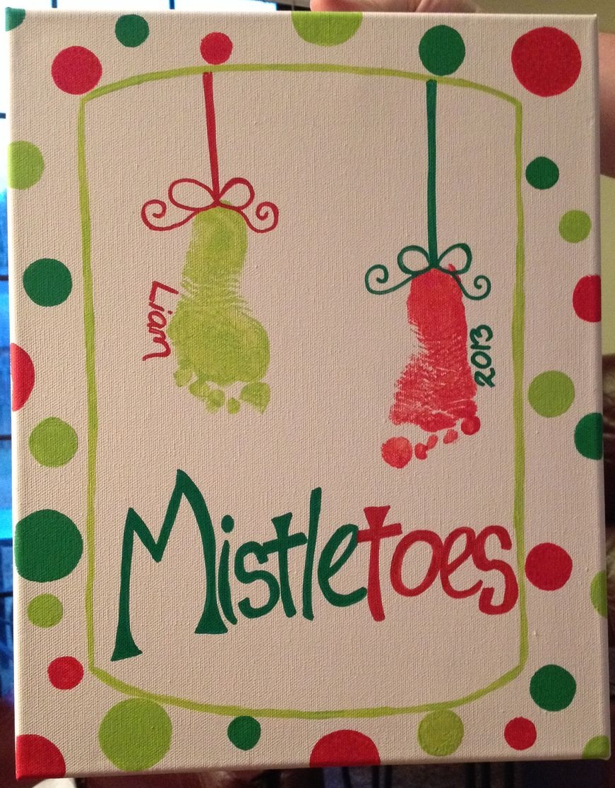 christmas painting ideas for kids