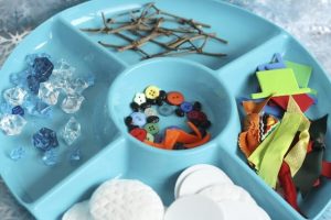 Build a Snowman Tray